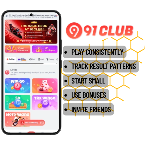 91 club game tips for winning lottery games at 91 club